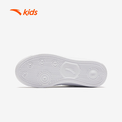 Anta children's sports shoes for boys and girls lifestyle series Velcro high-top white shoes sneakers A12438004