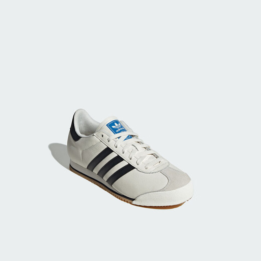 Chaussures à orteils adidast K 74 Sneakers classiques pour hommes et femmes Spring New Style Adidas Clover officiel blanc brillant / noir / résine jaune 41