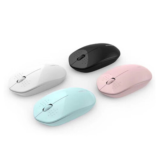Benny Benny M683 Wireless Mouse Silent Plug-and-Play USB Receiver Bottomless Light Plug-and-Play No. 5 Battery Pink Green Benny M683 Black