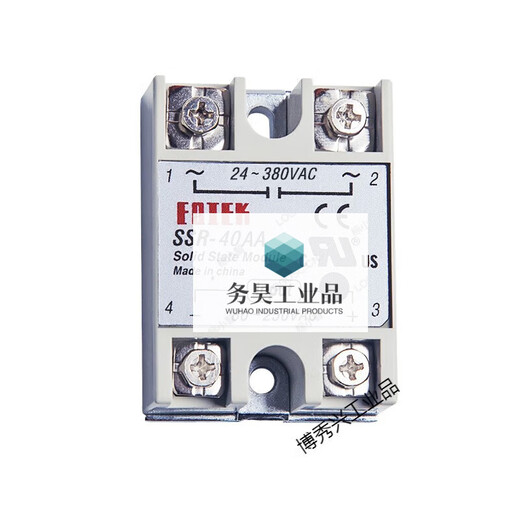 Relay 220V AC control AC 220V single-phase solid state contactor SSR-40AA small non-contact SSR-10AA