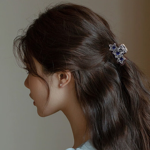 Xiangwan hairpin hairpin rhinestone star small hairpin female exquisite small clip head small grab clip side hairpin hair accessories
