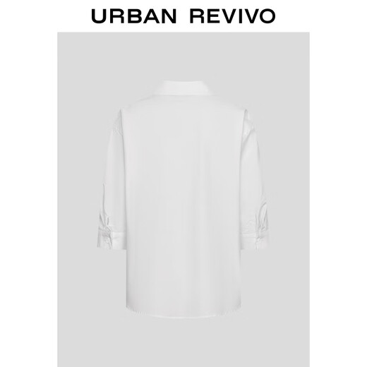 UR2025 new autumn women's fashion casual V-neck pleated blouse shirt UWM250097