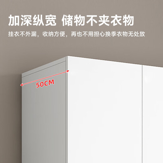 Feimuda package installation wardrobe home bedroom storage locker modern simple small apartment simple rental room wardrobe 1.2 meters main cabinet (three doors)