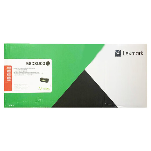 Lexmark 58D3U00 Ultra-Large-Kapazität Black Toner (geeignet für MS725DVN/823DN/826DE/MX722ADHE/822ADE) etwa 55.000 Seiten