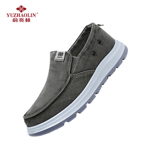 Yu Zhaolin casual shoes old Beijing cloth shoes men's traditional slip-on lazy middle-aged and elderly dad shoes Y1S-1019 43