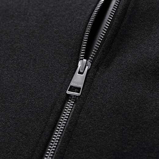 Septwolves Jacket Men's Autumn Lapel Solid Color Wool Jacket Business Casual Wool Warm Easy-Care Commuting Top