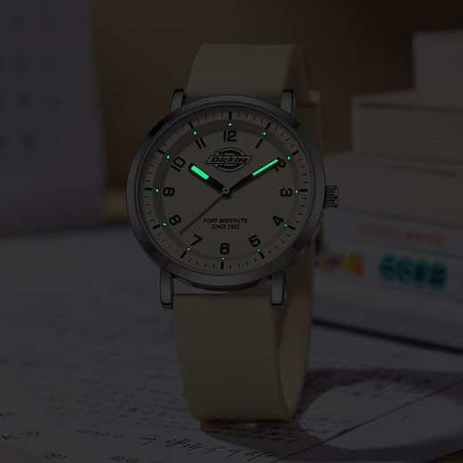 Dickies student watch for teenagers, middle and high school students, special pointer examination watch, silent male and female New Year gift 728 black