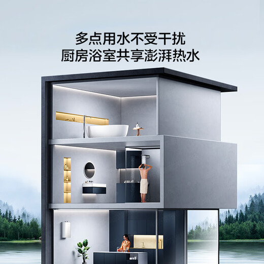 Midea MK6A series 16-liter gas water heater natural gas energy-saving strong booster water servo constant temperature large water volume JSQ30-MK6A Max national subsidy 15%