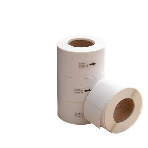 
Deli (deli) three thermal-proof label paper self-adhesive printing paper multi-Specifications electronic side single barcode paper printer consumables 12006 80*60mm