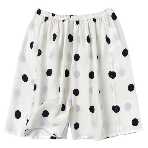 Students' words: mulberry silk silk men's five-point shorts small size comfortable breathable pajama pants at home mulberry silk shorts universal five-point pants 14382 double crepe 100-135 Jin [Jin equals 0.5 kg] All size