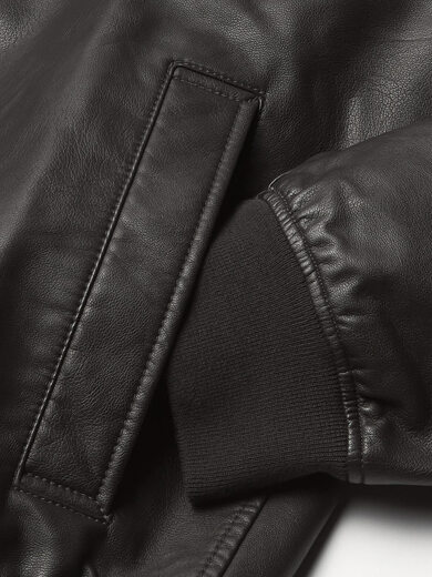 Tommy Hilfiger Men's Faux Leather Bomber Casual Jacket Ribbed Knit Collar Dark Brown 2X