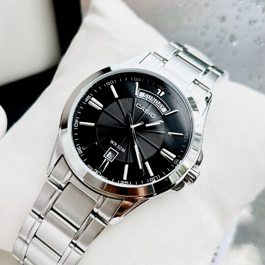 CASIO watch business casual simple luminous pointer waterproof three-eye quartz men's watch MTP-1381D-1A