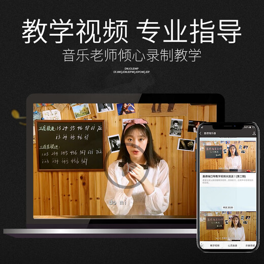 嘉德瑞复音口琴嘉德瑞24孔C调初学者自学可刻字演奏级乐器 马卡龙粉【不留指纹+送自学礼包