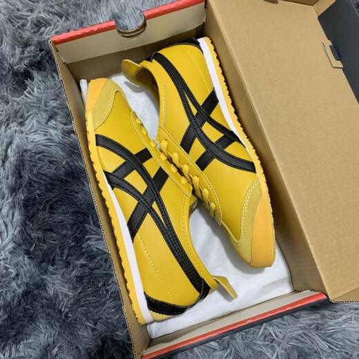 Putian High-Version Onitum Schuhe Leder Tige Tiger Marke Bruce Lee Sports und Freizeitschuhe Leinwandschuhe Bass Licht Jahre Bruce Lee Farbe (mit Kern kann gescannt werden 42