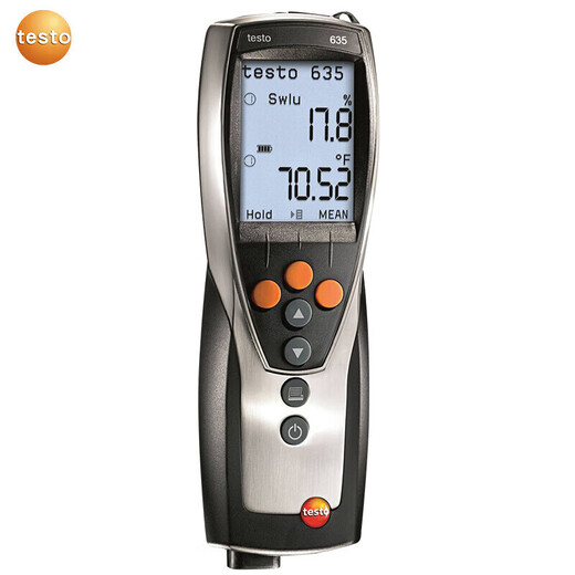 TESTO635 Thermoheuchtigkeitsmessgerät Präzisionstemperatur und Luftfeuchtigkeitsmessung der Labortemperatur Feuchtigkeit Tau-Punktdruck TEW Punkt 635-1