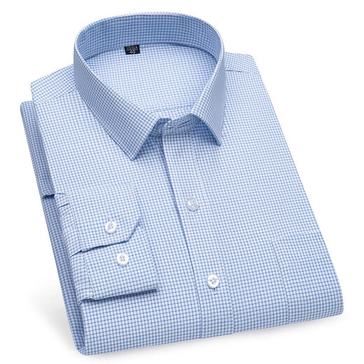DP pure cotton free ironing white shirt men's long-sleeved formal dress groomsmen's clothes wedding business inner shirt men 6627 38