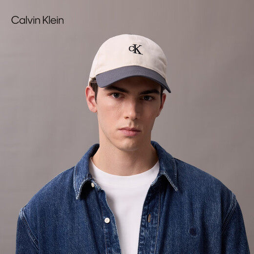 Calvin Kleinjeans 25 Frühlings- und Sommer Neue Männer und Frauen CK kontrastierende Farbe Spleißen bestickter Baumwoll -Baseballhut Geschenk 4g5000g