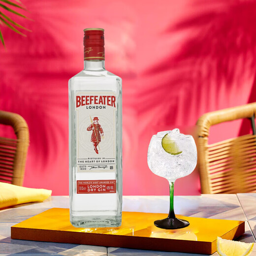 必富达（Beefeater） 洋酒 金酒 杜松子酒 琴酒 700ml