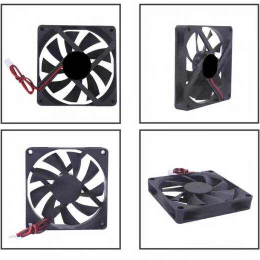 JieyIntong 9215 9015 Ölhaltiger Ball 9 cm dc bürstloser 24V12V5V Hochluftvolumen-Chassis-Kühllüfter 12-V-Kugellager 3600 U / min Strom 0,4a Power 4,8W