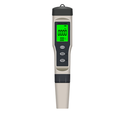 Oluxun personalizado 10-in-1 Multifuncional Calidad del agua Pen Ph Ph Pen Accidity Meder TDS Tester Temperatura Salinidad de salinidad 9902 (pH/EC/temperatura)