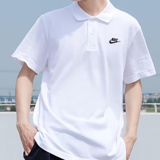 耐克（NIKE）T恤男装 2025夏季新款运动服 休闲时尚训练服透气翻领polo衫短袖 FN3895-100 S