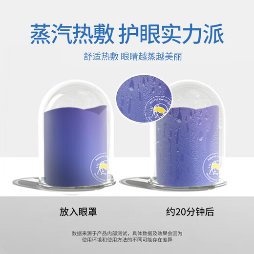 米卡博叶黄素蒸汽眼罩热敷加热遮光眼罩睡眠自发热男女通用G 100片【升级叶黄素 养眼护眼】