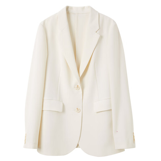 Sancai 2025 Spring New Light Workplace Blazer Right Shoulder Long Sleeve Top Single Breasted Commuting Z