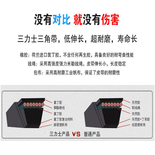 Sanlux Triangular Belt D Typ D4801 D4877 D5131 D5250 D5283 D6600 Wear-resistente und antistatische andere Modelle erkundigen sich nach dem Kundenservice