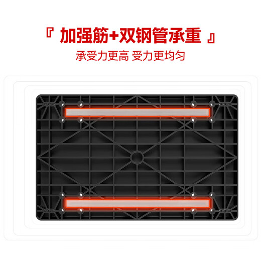 Leyou Baiyi small trolley flat trolley 90*60cm 5 inch TPR light sound wear-resistant load-bearing 900 Jin [Jin equals 0.5 kg] decoration moving small trailer transport truck small puller pull truck folding trailer