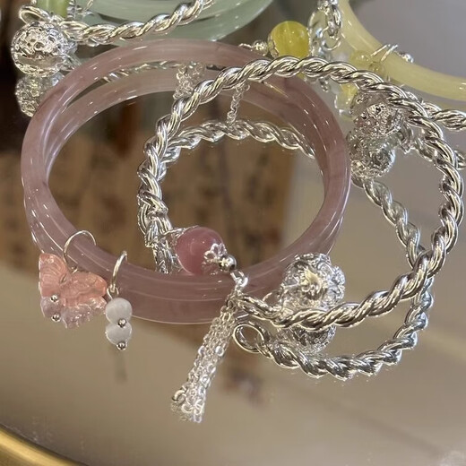 New Chinese-style bracelets, high-looking student party bracelets, niche bells, ancient-style, cool, national-style bracelets, girls’ hand accessories, ancient-style bell bracelets-green bracelets