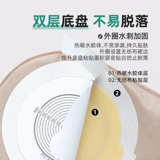 Einköpfige Ostomie-Tasche Rektalumendungsumleitung Stuhlbeutel Rektalkrebsabdeckung Tasche Ostomie Beutel Anorektaler Leckage Kaufen Sie 5 Kisten 8 Kisten insgesamt 80 Stück] 9903 Kabelbindungs ​​Auspuffmodell