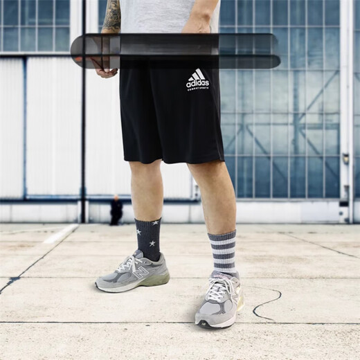 
adidas sports shorts men and women pants running fitness pants loose breathable five-point pants training basketball pants BJ9227 pocketless S