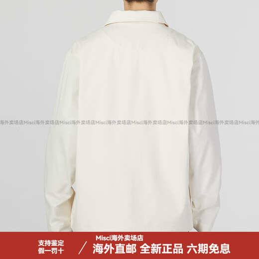 NEW BALANCE米白色单排扣翻领夹克男新款运动服休闲宽松外套上衣 MJ23552-GIE/主图款 M 170/92A