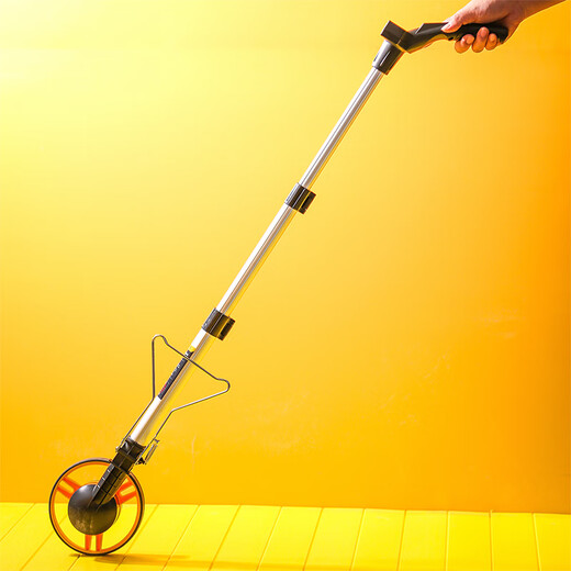 科至途测距轮测量手推滚轮式车器户外量地量路推尺滚尺高精度测距仪 大轮机械轮尺9712