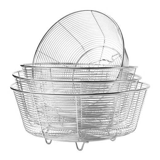 Meal General Vegetable Wash Basket Drain Basket Household Large Capacity Stainless Steel Sink Dish Basin Kitchen Fruit Basket Sink Drainage Net
