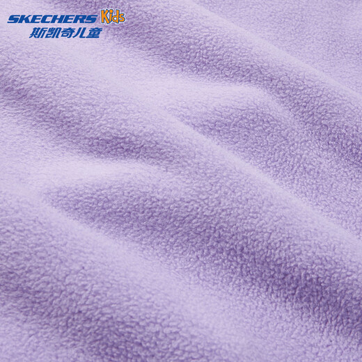 Skechers 2025 autumn new children's water-proof, windproof and sunproof three-in-one jacket for boys and girls, versatile jacket, dark purple/00QD 140