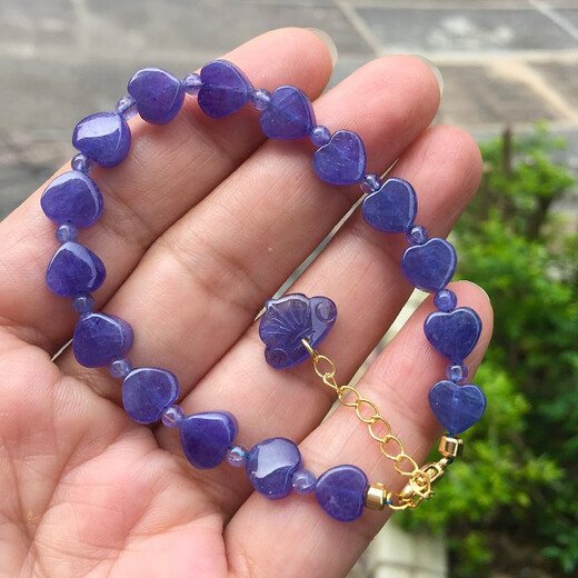 Iosn2025 New South African Natural Tanzanite Bracelet Tanzanite Bracelet Tanzanite Bracelet Natural No Baked Color No. 39