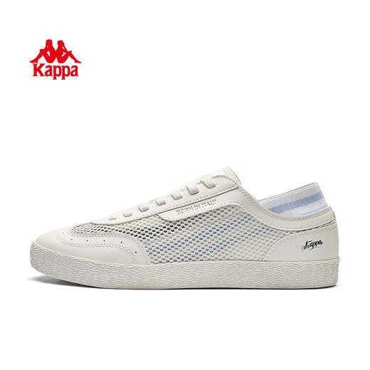 KAPPA women's shoes, low top shoes, women's 2025 summer new breathable mesh sneakers, women's light white shoes, women's winter white 37