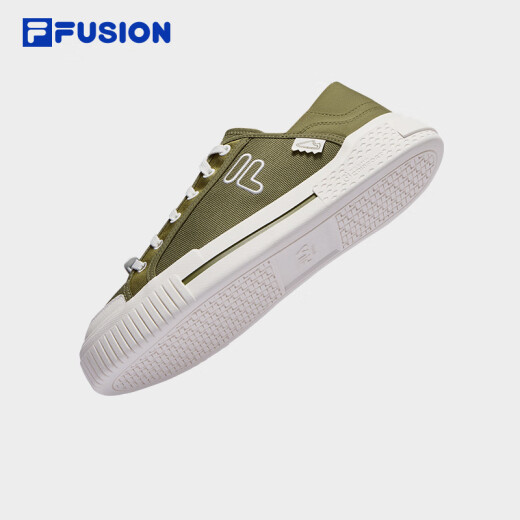 FILAFUSION斐乐潮牌一脚蹬半拖帆布鞋夏季板鞋穆勒鞋运动鞋男鞋