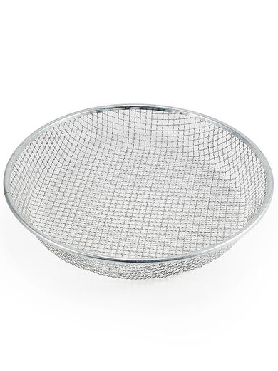 Yusenyi sieve sieve gardening sieve soil large sieve sample sieve sand filtration household wire big eye kitchen restaurant round bottom extra coarse mesh diameter 37cm