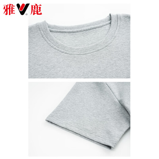 Pajamas para hombres de alta gama Yalu Nuevos pantalones cortos de algodón puro de algodón delgado Summer informal de dos piezas Ropa para el hogar Gran tamaño 9928 L [100-120Jin [Jin equivale a 0.5 kg]]