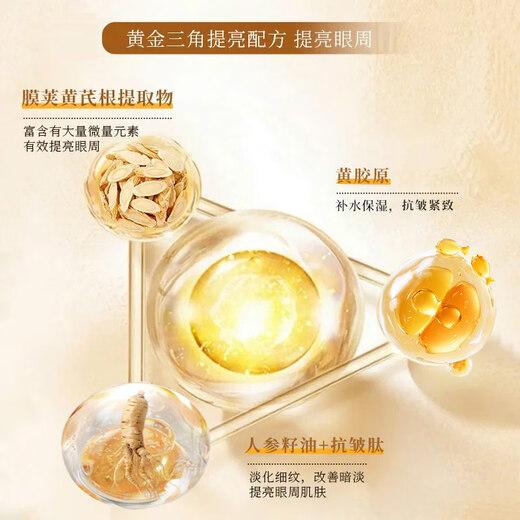 Baishu Astragalus Augencreme verdünnt feine Linien dunkle Ringe Augenbeutel Anti-Falten-Straffung Feuchtigkeitsfeuchtigkeitsfeuchtigkeitsfeuchtigkeitsfeuchter Entfernung Hautpflegeprodukte 2 Packs 40g