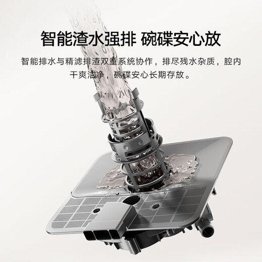 Mijia Xiaomi dishwasher 18 sets S20 built-in dishwasher hot air drying automatic opening and closing door five-star disinfection intelligent pollution recognition first-class water efficiency
