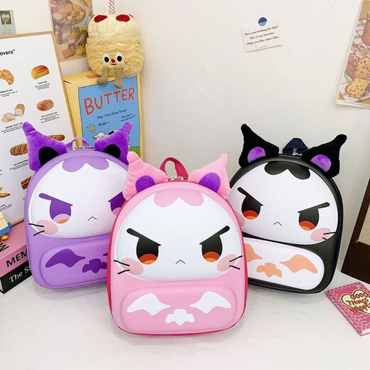 New Rakkatoon kindergarten schoolbag for boys and girls super light burden reduction backpack for children small schoolbag for 813ss cute pink Katie cat