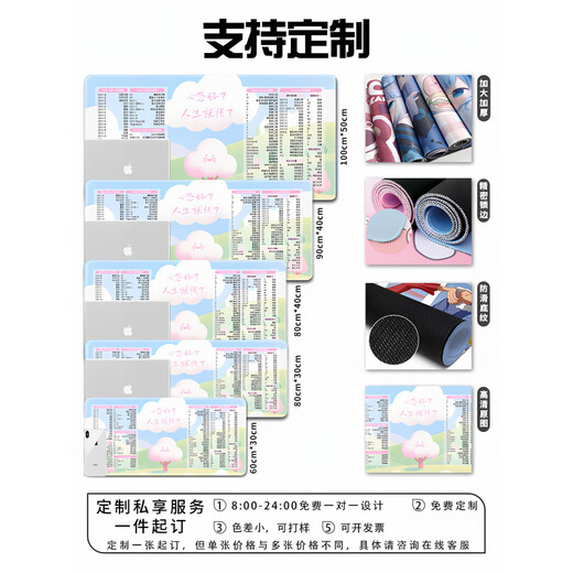 Original landscape text mouse pad super large shortcut keys for men and women office computer desk pad customized home keyboard mouse pad 16786 Make a wish to the sea breeze 1000x500mm x 2mm