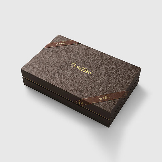 Jinlilai [Doppelgröpfer Slim Belt Gürtelbox] Edelstahlgürtel Herrengeschenke für Geschenke für Geschenke, Kopfschicht Cowide Gürtelgürtel-Black-Black Gun-EBDH098B2629-99 120 cm