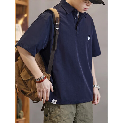 Polo à manches courtes pour hommes de New Balance Summer Simple et polyvalent décontracté Top Nouveau revers lâche des vêtements en vrac pour hommes 841 Color Color 2xl