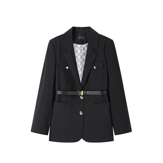 PEACEBIRD Spring 2024 Gentle Suit A1BAE1428 Black L