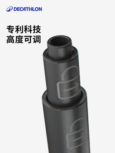 迪卡侬（DECATHLON）羽毛球网架便携式标准户外折叠快开网排球网IVH1 【2025新款】便携式快开球网套装 - 落叶绿 (