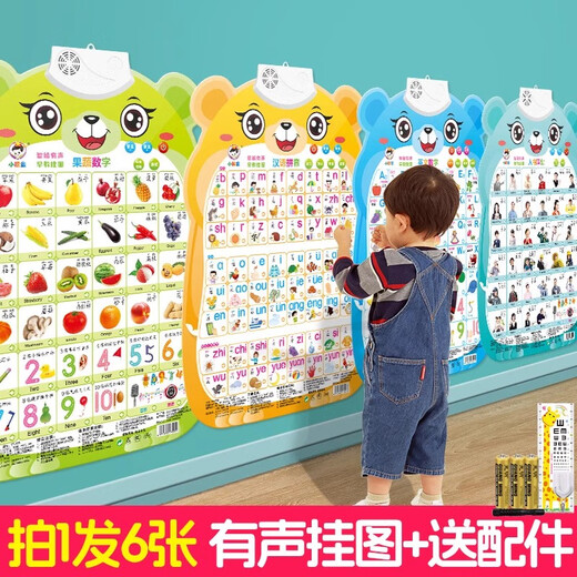 小朋友识字挂图宝宝有声早教幼儿童拼音字母表发声玩具婴儿点读书 交通工具